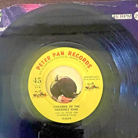 Peter Pan Records 45-542 Jesus Loves Me/Children of the Heavenly King 7in - Picture 7 of 7